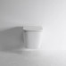 TECEspring S Комплект: Унитаз подвесной Regular, безободковый, смыв Torando flush, сиденье Slim с микролифтом и быстрым снятием, цвет: белый. 9700996