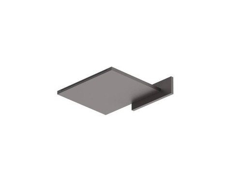 Fantini AK/25 Верхний душ с функцией водопада, настенный, латунь, цвет: Matt Gun Metal PVD. 86 P5 8043B,  86 00 8036A