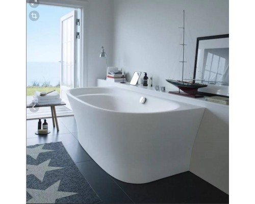 Duravit Cape Cod Ванна пристенный вариант, 190x90см с бесшовной панелью и ножками, с одним наклоном для спины, цвет: белый. 700364000000000, 792208000001000 Duravit Cape Cod Ванна пристенный вариант, 190x90см с бесшовной панелью и ножками, с одним наклоном для спины, цвет: белый. 700364000000000, 792208000001000