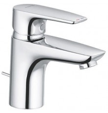 Kludi 34 276 0575 PureSolid Смеситель для раковины 75 мм, со слив. гарн., 5 л/мин, для безнап. водо 342760575