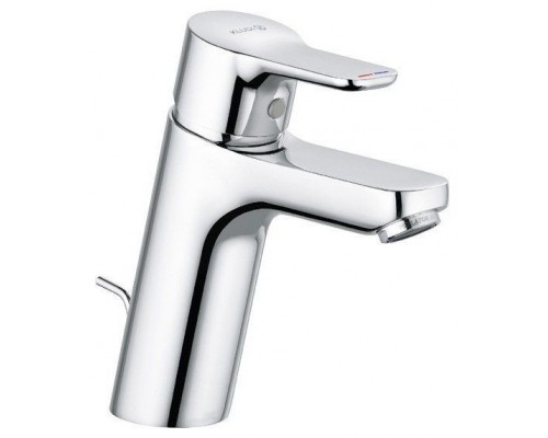 Kludi 37 190 0565 PureEasy Смеситель для раковины 100 мм, со сливным гарнитуром (пластик), 7 л/мин 371900565