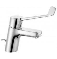 Kludi 37 287 0565 PureEasy Care Смеситель для раковины 70 мм, со сливным гарнитуром, 7 л/мин 372870565