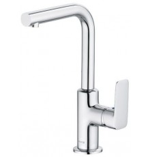 Kludi 40 024 0575 PureStyle Смеситель для раковины 220 мм, гладкий, Г излив, 4,5 л/мин 400240575