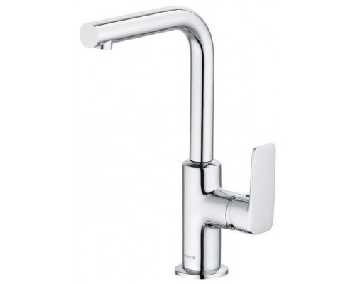 Kludi 40 024 0575 PureStyle Смеситель для раковины 220 мм, гладкий, Г излив, 4,5 л/мин 400240575