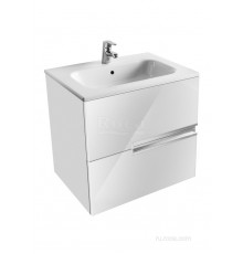 Roca Z.RU93.0.273.0 Victoria Nord ICE EDITION модуль для раковины, 2 ящика, 600 мм, белый глянец ZRU9302730