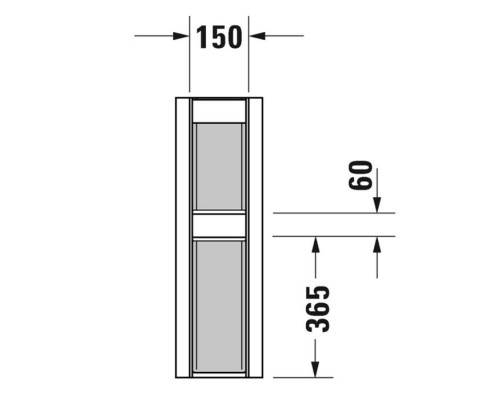 DURAVIT Happy D.2  Пьедестал для раковины   (231680,231665,231660), цвет: белый.. 0858270000