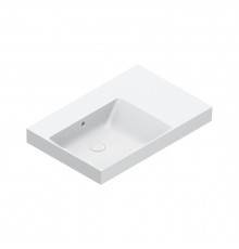 Catalano Zero Раковина 75x50см чаша слева, без отв., цвет: белый глянцевый. 0120790001