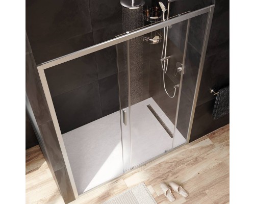 W90G-150-1-195MT Дверь душевая в нишу 150x195 см, раздвижная W90G-150-1-195MT Дверь душевая в нишу 150x195 см, раздвижная