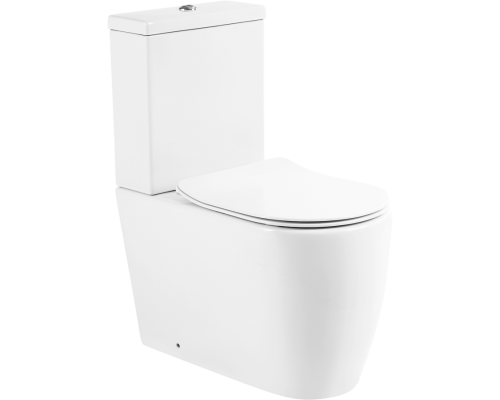 Унитаз-компакт BelBagno Marino BB105CPR безободковый, крышка BB2034SC с микролифтом, бачок BB105T Унитаз-компакт BelBagno Marino BB105CPR безободковый, крышка BB2034SC с микролифтом, бачок BB105T