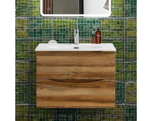 Тумба под раковину BelBagno Marino-cer-n 70 подвесная, rovere rustico