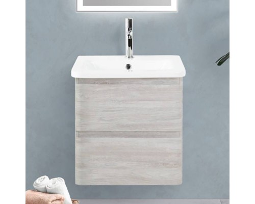 Тумба с раковиной BelBagno Albano-Cer 50 подвесная, rovere vintage bianco Тумба с раковиной BelBagno Albano-Cer 50 подвесная, rovere vintage bianco