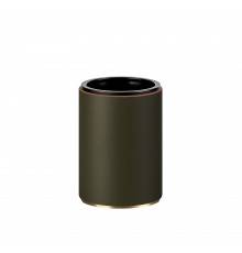 ADJ Стакан для зубных щеток, D7xH10 см., цвет:gold/оливковый. 4941.gold/55