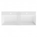 Kerama Marazzi Grande Раковина подвесная 119.5х18см., с 2 отв., цвет: белый глянцевая. GR.wb.120.2