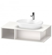 Duravit D-Neo Тумбочка подвесная компакт 100x55х26 см., раковина, 1 открытое отделение на левой стороне, цвет: белый высокоглянцевый. 2328400000,  DE495902222