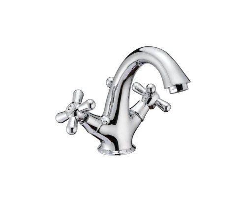 Huber Croisette Смеситель для раковины, на 1 отв, с донным клапаном, цвет: хром. CS00151121 Акция