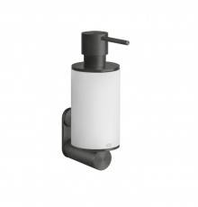 Gessi 316 Дозатор для жидкого мыла, подвесной, цвет: белый/brushed black metal pvd. 54713#707