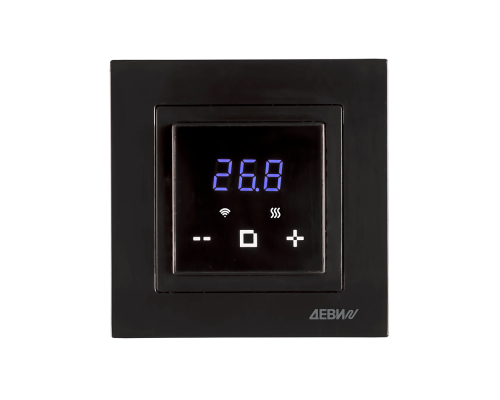 Терморегулятор ДЕВИ Classy c Wi-Fi, с датчиком пола, черный, 16А 140F1069R