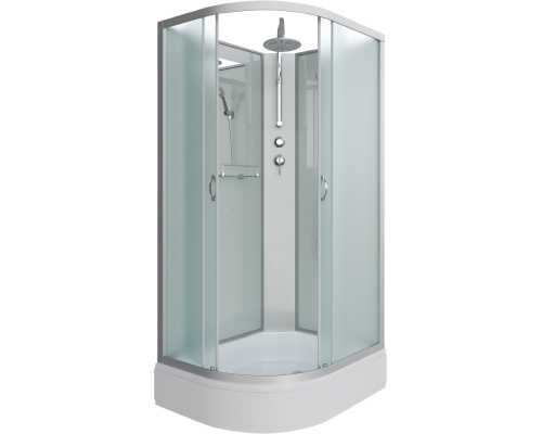 Душевая кабина Niagara Classic NG-33984-14RBKT 90х80 см, без крыши, с тропическим душем