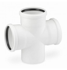 Крестовина одноплоскостная 87° 110/110/110  REHAU. 11215541001