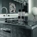 VITAGE milldue edition HILTON Комплект мебели с тумбой под раковину, раковиной ZURIGO81, зеркалом ZURIGO, 180 см, напольный, цвет: Alligator silver/сталь. 9226.98.3 (С МЕБЕЛЬЮ), H107.73.98, 4054.180.73.98 + 9645.180, 3324.98