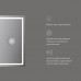 M91AMOX0553WG Универсальное зеркало с контурной Led-подсветкой, часами и косметическим зеркалом, 55 см