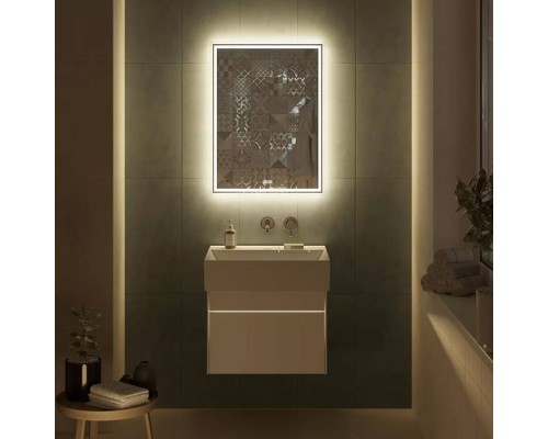 Kerama Marazzi Logica Тумба подвесная 56.4x46x40.3см., 2 ящика, цвет: белоснежный. LOG.60.2\WHT