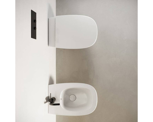 Catalano Alvea Унитаз подвесной 53х36см., безободковый, цвет: белый глянцевый. 0611530001,  9056060000