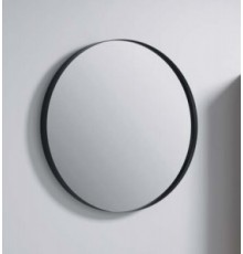 AQ RM0208BLK RM Зеркало в металлической раме, чёрный, Ø800 мм RM0208BLK