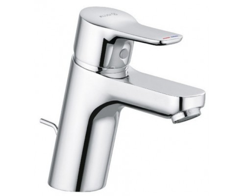 Kludi 37 382 0565 PureEasy Смеситель для раковины 70 мм, со сливным гарнитуром, 7 л/мин 373820565