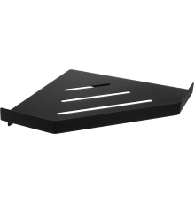 Полка Fixsen Hi-Tech FX-841B угловая, матовая черная