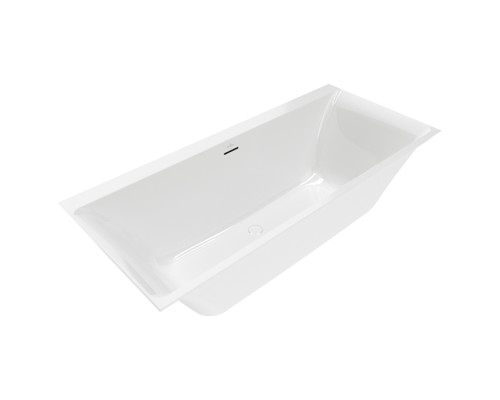 VilleroyBoch Subway 3.0 Ванна встраиваемая 180х80х48см., слив по центру, компл. ножек, слив-перелив: белый, материал: Quaryl, цвет: альпийский белый. UBQ180SBW2DV-01