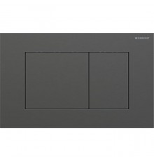 Geberit Sigma40 Клавиша для двойного смыва, квадратная: Хромированный черный. 115.629.QD.1