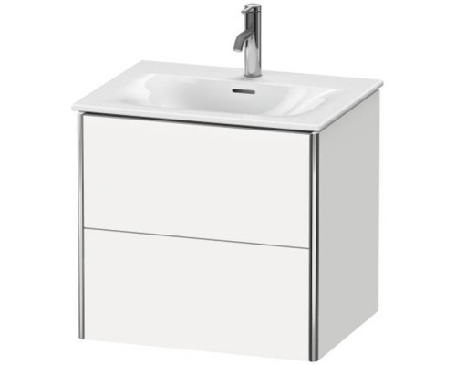 Duravit XSquare База подвесная 61x47.8x56см с раковиной, 2 яшика, цвет: глянцевый белый. XS432202222,  23446300001