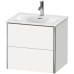 Duravit XSquare База подвесная 61x47.8x56см с раковиной, 2 яшика, цвет: глянцевый белый. XS432202222,  23446300001