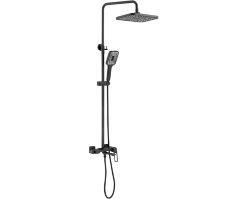 Душевая стойка Shevanik S6836H черная Душевая стойка Shevanik S6836H черная