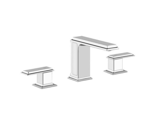 Gessi Eleganza Смеситель для раковины на 3 отверстия, без донного клапана, цвет: хром. 46011#031