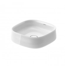 Duravit Zencha Раковина накладная 42х42х14 см, без отв под смеситель, цвет: белый глянцевый. 2373420079