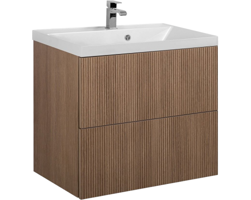 Тумба под раковину Art Max Verona-Push 70 подвесная, kadena wood