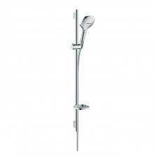 Hansgrohe Raindance Select E Душевой набор: штанга 90см., ручной душ 120, 3jet (Rain, RainAir, WhirlAir), EcoSmart, мыльница, шланг, цвет: хром. 26623000