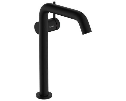 Hansgrohe Tecturis S Смеситель для раковины, высокий, 1 отв., CoolStart EcoSmart+, с донным клапаном Push-Open, цвет: черный матовый. 73370670 Hansgrohe Tecturis S Смеситель для раковины, высокий, 1 отв., CoolStart EcoSmart+, с донным клапаном Push-Open, цвет: черный матовый. 73370670