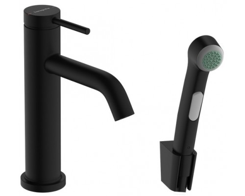 HG 73 211 670 Tecturis S Смеситель для раковины 105 мм, с гигиеническим душем, со слив. гарн., 5 л/м 73211670