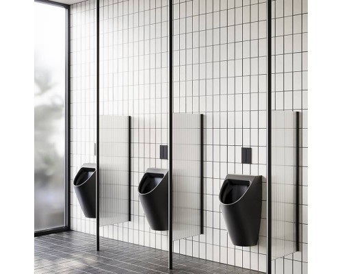 Catalano Писсуар 64x32см Rimless, без отв. под крышку, цвет: черный матовый. 0932640022