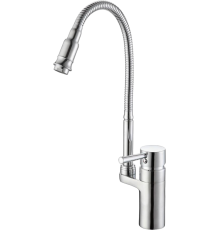 Смеситель для кухни D-lin D157315-Q с гибким изливом, хром