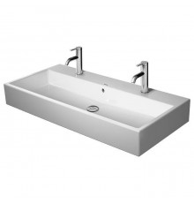 Duravit Vero Air Раковина накладная 100х47см, с 2 отв., с переливом, цвет: белый. 2350100026