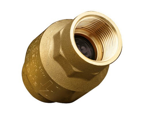 Клапан  обратный полнопроходной Rubinetterie Bresciane Euroblock 3/4  Kv8.6 PN40 T=-10...+100°C. 10000005
