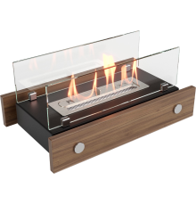 Биокамин Firelight BFP/T-4025 Wood, черный, дуб