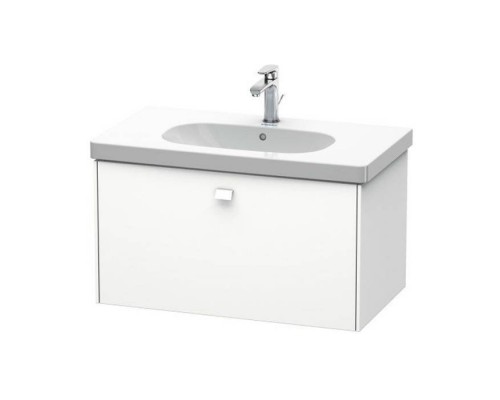 Duravit Brioso Тумба подвесная 82х46.9х45.2см, с раковиной, с 1 выдвижным ящиком, цвет: белый матовый. 03428500002, BR404601818 Duravit Brioso Тумба подвесная 82х46.9х45.2см, с раковиной, с 1 выдвижным ящиком, цвет: белый матовый. 03428500002, BR404601818