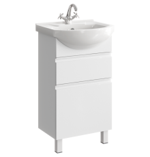 AQ ROD01052N Rodos Тумба под умывальник напольная, 2 ящика, 500х850х290 мм, белый ROD01052N