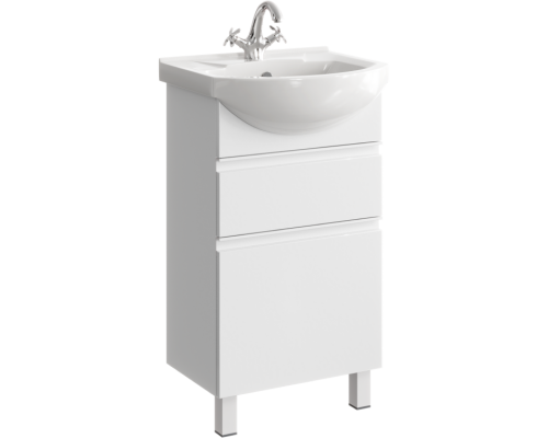 AQ ROD01052N Rodos Тумба под умывальник напольная, 2 ящика, 500х850х290 мм, белый ROD01052N
