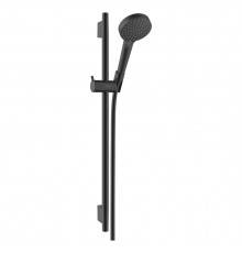 Hansgrohe Vernis Blend Душевой комплект с штангой 650 мм., ручным душем и шлангом, цвет: черный матовый. 26423670